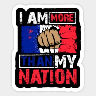 Anti Patriotism Design France Sticker